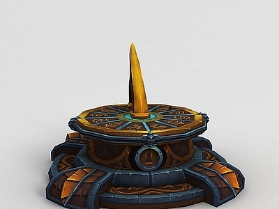 现代魔兽世界游戏场景装饰