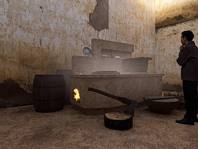 灶台 灶台 柴火灶