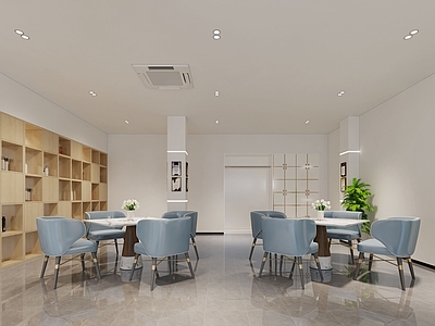 现代其他商业空间 理发店 美容美发