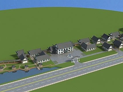 现代古建庄园