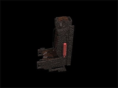 现代办公大厅 破旧建筑