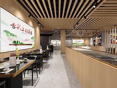 现代工业火锅店 现代餐饮店火锅店