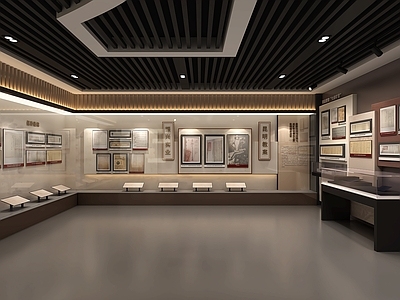 新中式博物馆 校史馆 纪念馆 党建展厅