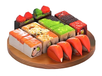酒水食物 寿司卷 刺身 日料 日本料理 食物