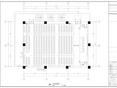 现代其他教育空间 报告厅 多功能厅 施工图