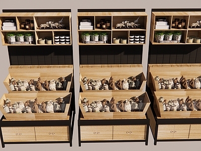 展柜 香料调味料包展示