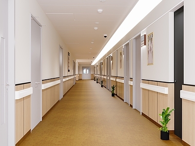 现代医院 医院走廊