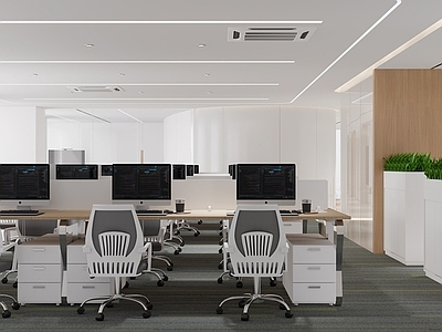 现代办公区 现代办公区 开放式办公区