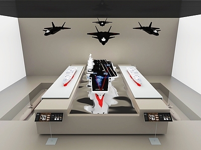 现代其他展厅 航空母舰 舰艇潜艇轰炸机