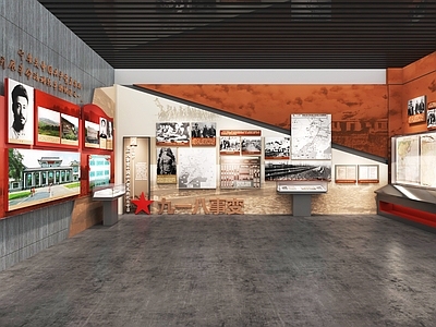 现代党建展厅 现代党建文化展厅