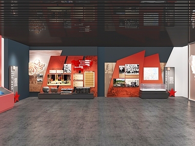 现代党建展厅 现代党建文化展厅