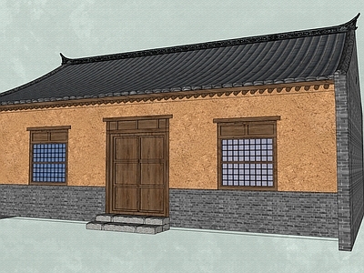 中式古建筑 中式古建筑 中式古民居 西北民居