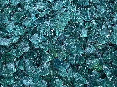 现代玻璃砖 玻璃石 假水面 玻璃碎石