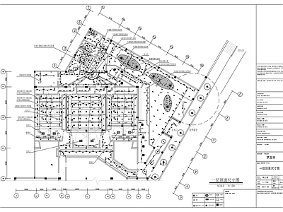 现代其他商业空间 梦蓝港影院 施工图