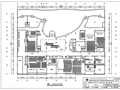 现代其他商业空间 新影联电影城装饰 施工图
