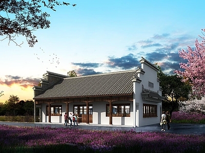 现代售票处房屋建筑
