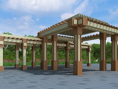 法式欧式廊架 组合廊架 休闲廊架 花架
