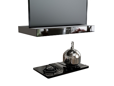 灶台 灶台燃气灶油烟机 水壶不锈钢水壶