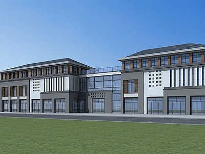 新中式商业建筑