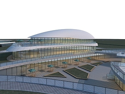 现代健身房大楼大厦