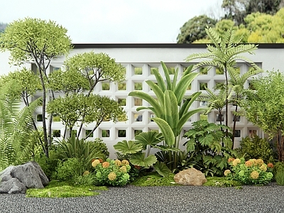 灌木 植物堆 植物造景 花境 植物组合 花草