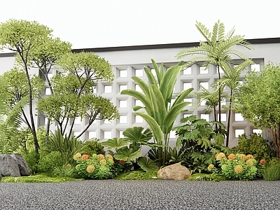 植物堆 花境 植物造景 植物组合 花草 灌木
