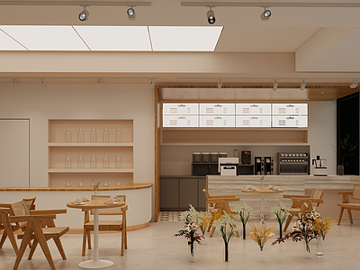 现代奶茶店 奶茶店