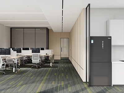 现代办公区 现代办公区 现代茶水间 现代办公室茶水间