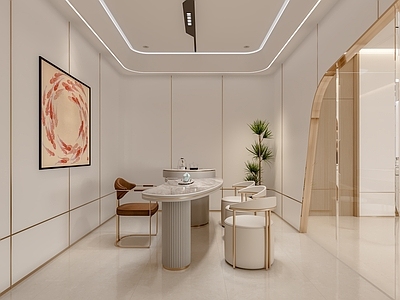 现代接待室 办公室接待区 现代办公室洽谈区 现代休息室