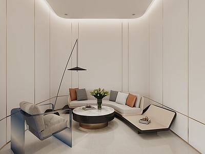 现代接待室 现代洽谈室 接待室 现代办公会客区 办公接待室