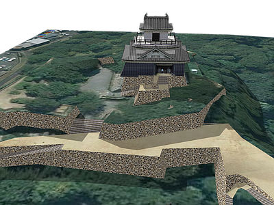 日式古建筑 浜松城