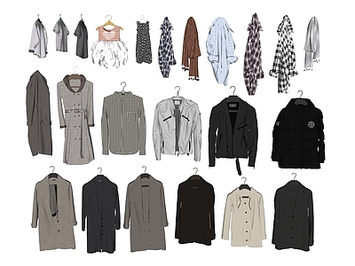 衣服 衣服 服饰 衣帽间摆件 衣柜摆件