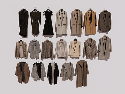 衣服 衣服 服饰 衣帽间摆件 衣柜摆件
