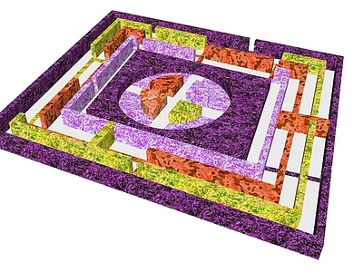 现代屋顶花园 七彩花园