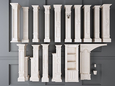 现代罗马柱组合