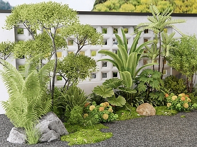 植物堆 灌木 花草 花境 植物组合 植物造景