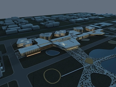 现代规划综合建筑