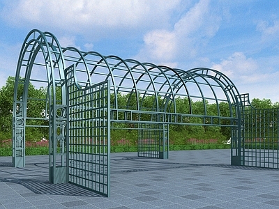 现代欧式廊架 金属拱门廊架 花架