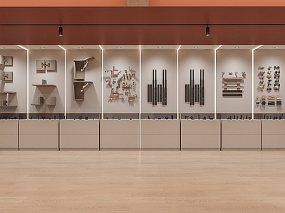 现代简约家居专卖店 工艺展示 五金展示