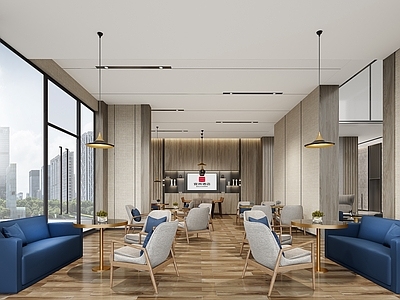 现代酒店 酒店大堂吧