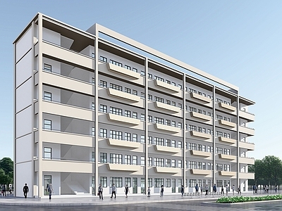 现代学校建筑 学校教学楼