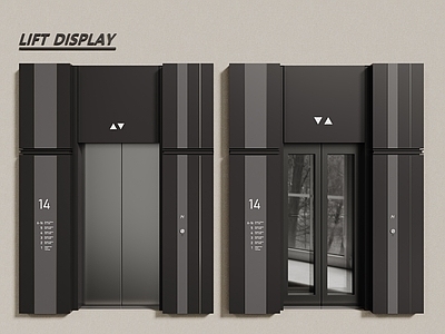 现代轻奢电梯 商场电梯 观光电梯 现代电梯 室内电梯
