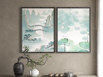 新中式山水画 新中式装饰画