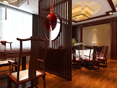 新中式中餐厅 新中式酒店包间
