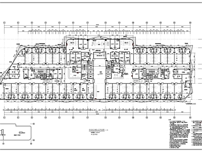 现代医院建筑 住院综合楼建筑图 施工图