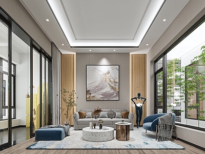现代其他商业空间 铝合金展厅 展览