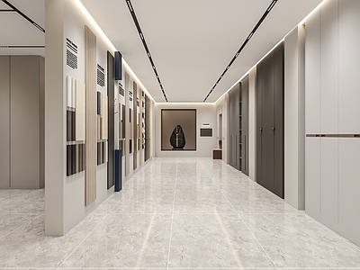 现代简约家居专卖店 样板展示 样板 衣柜 工艺展示