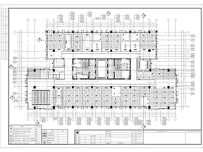 现代整体办公空间 办公空间 平面布置图 家具布置图 施工图