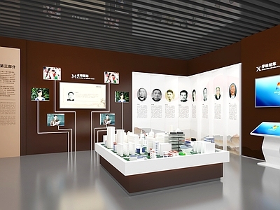 现代新中式其他展厅 现代文化校史馆