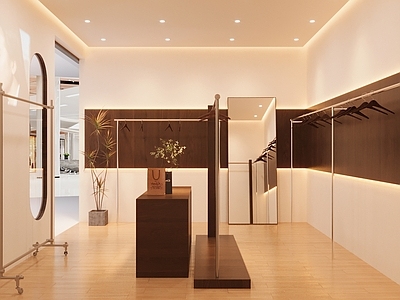 原木奶油服装店 服装店档口 原木奶油